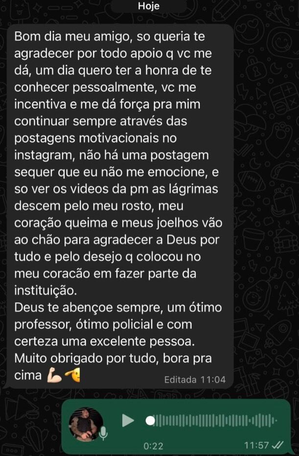 Feedback de aluno da Mentoria GMR